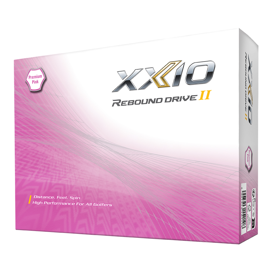 XXIO Rebound Drive II Ladies Golf Balls,Premium Pink