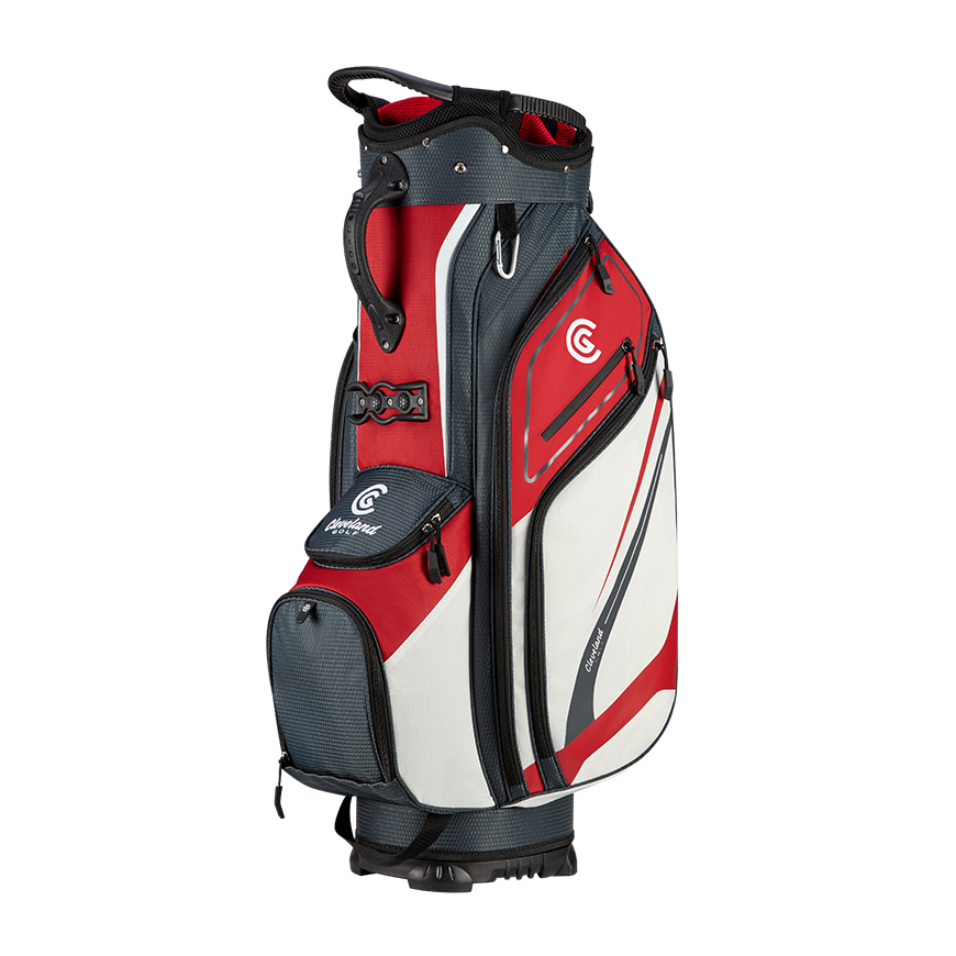 CLEVELAND FRIDAY CART BAG,Red/White/Charcoal