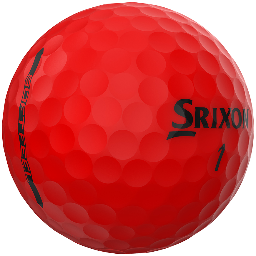SOFT FEEL BRITE Golf Balls,Brite Red image number null