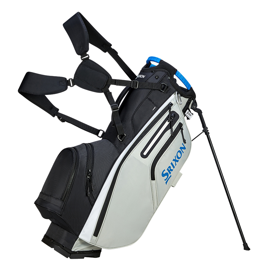 PREMIUM STAND BAG,Grey/White/Blue image number null