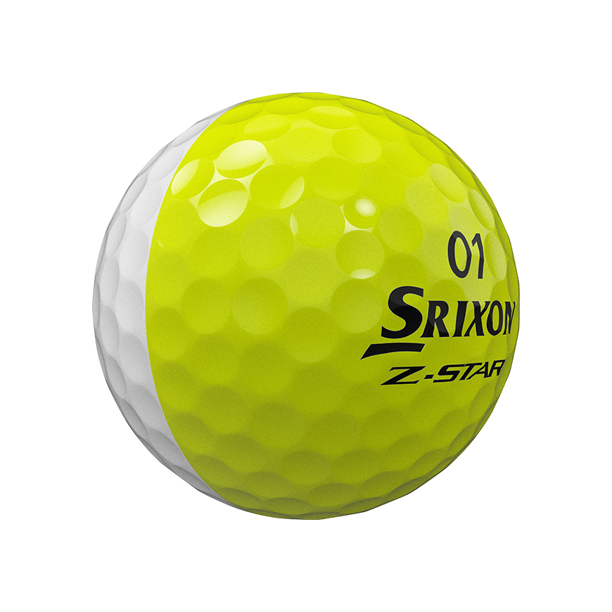 Z-STAR DIVIDE Golf Balls (2021),White / Tour Yellow image number null