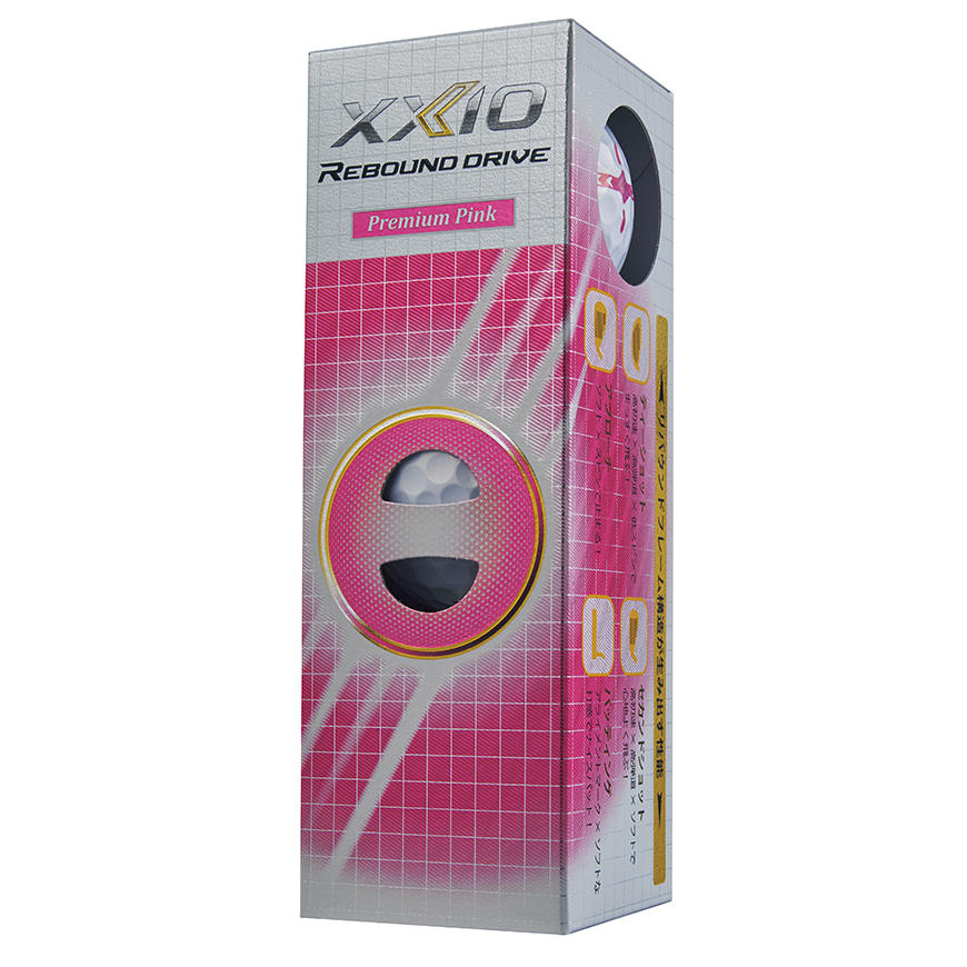 XXIO Rebound Drive Ladies Golf Balls,Premium Pink image number null