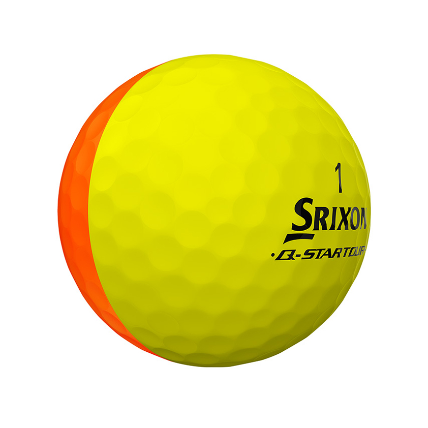 Q-STAR TOUR DIVIDE Golf Balls,Yellow/Orange image number null