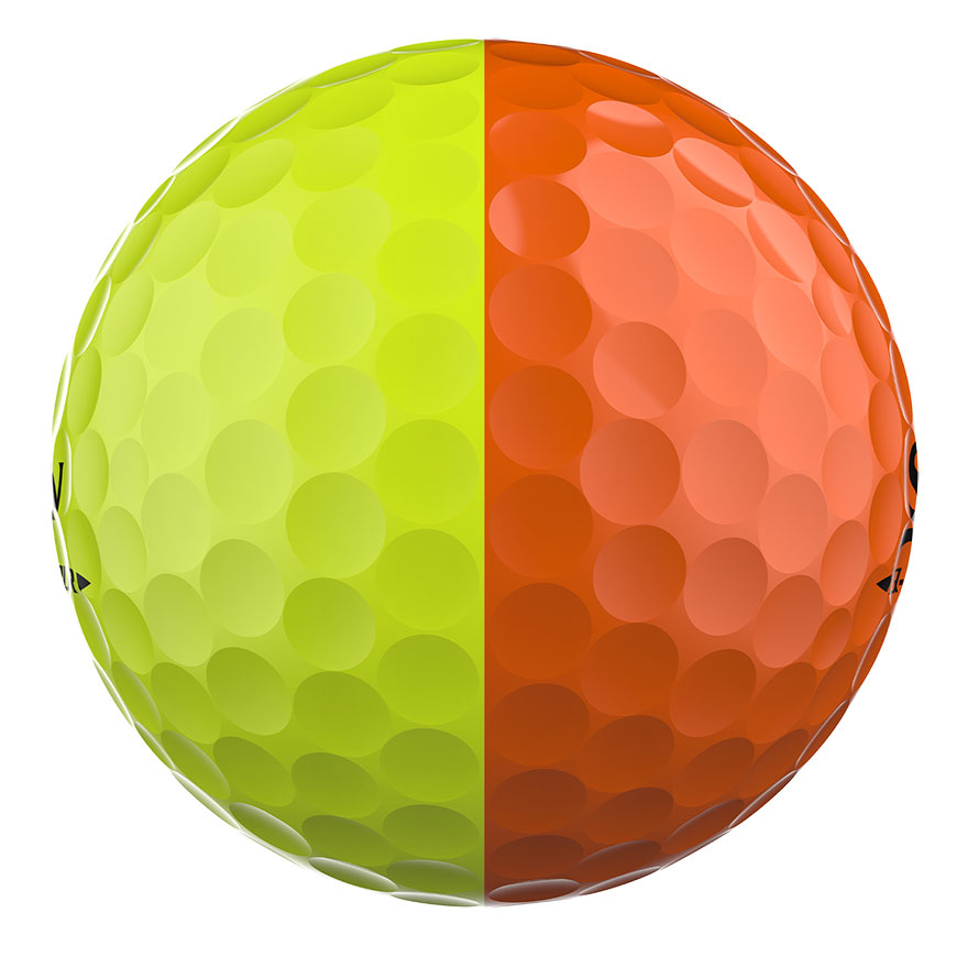 Q-STAR TOUR DIVIDE Golf Balls,Yellow/Orange image number null