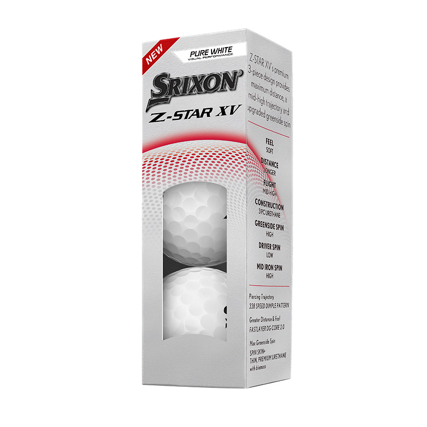 Z-STAR XV Golf Balls,Pure White image number null