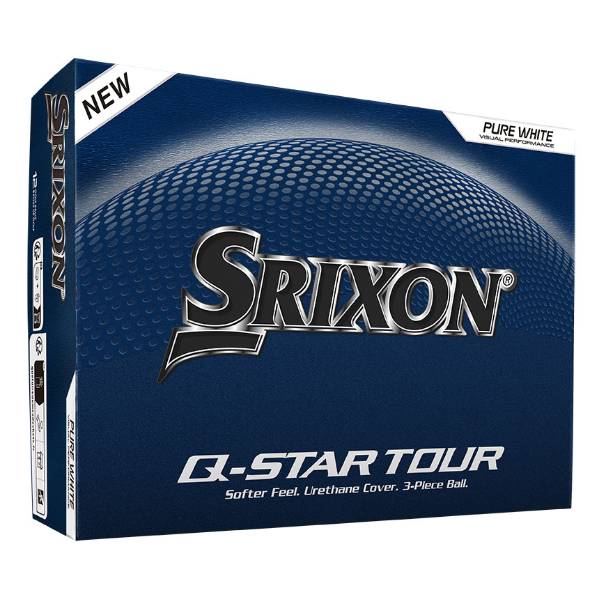 Q-STAR TOUR Golf Balls,Pure White