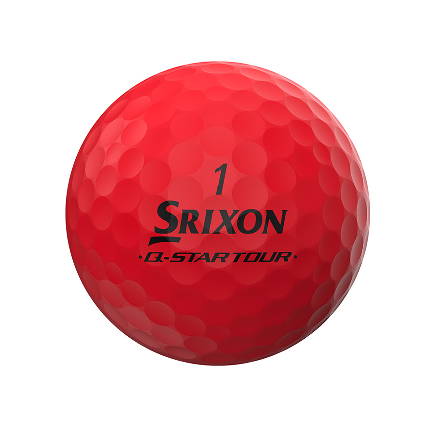 Q-STAR TOUR DIVIDE Golf Balls,Yellow/Red image number null