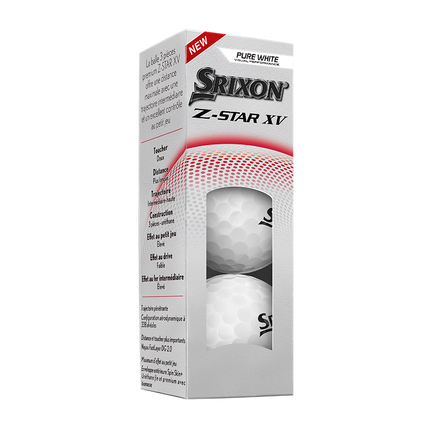 Z-STAR XV Golf Balls,Pure White image number null