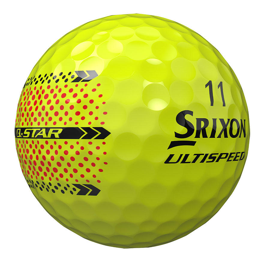 Q-STAR ULTISPEED Golf Balls Trackline,Tour Yellow image number null