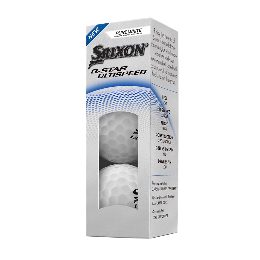 Q-STAR ULTISPEED Golf Balls,Pure White image number null