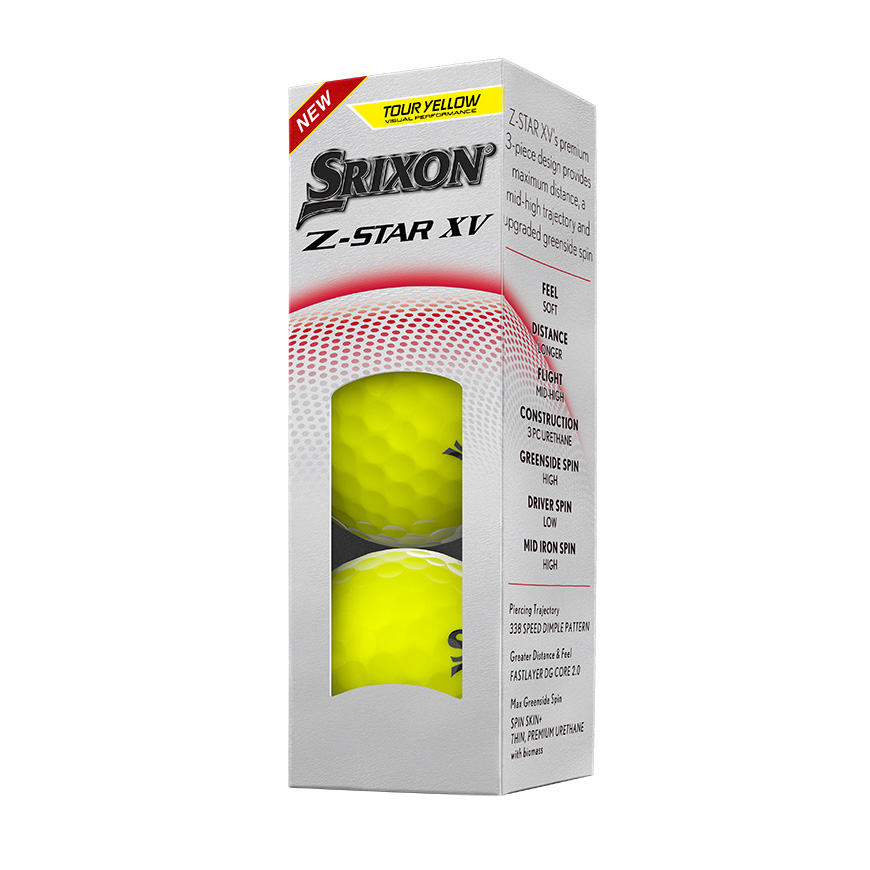 Z-STAR XV Golf Balls,Tour Yellow image number null