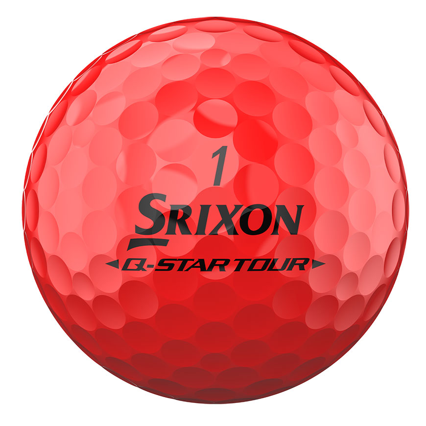 Q-STAR TOUR DIVIDE Golf Balls,Yellow/Red image number null